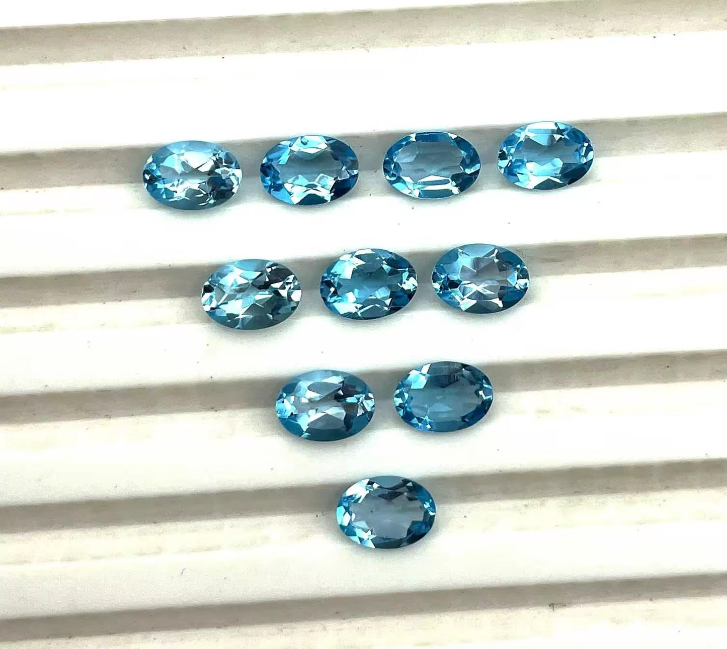 Light Blue Sapphire Charm