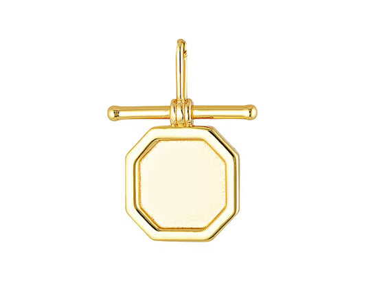 Octa Initial Tag (Engravable)
