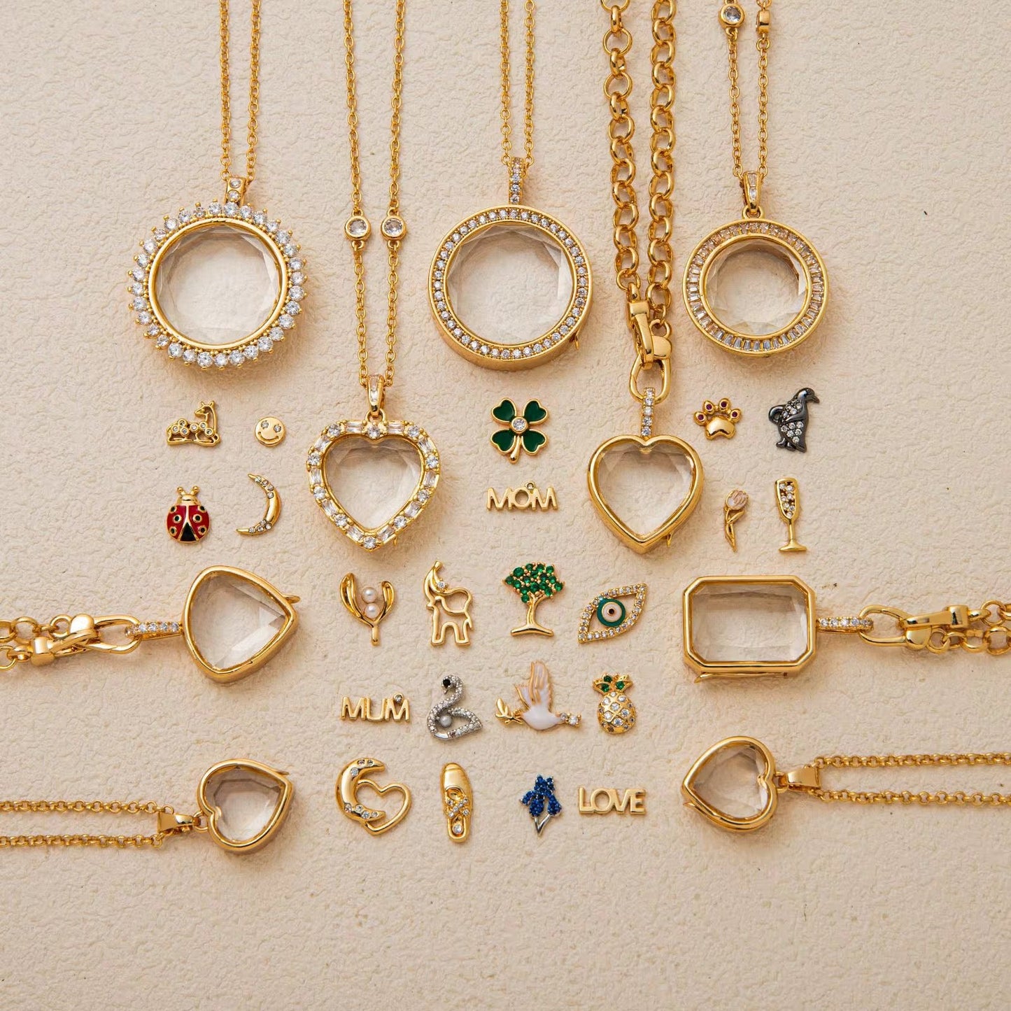 Charm Halo Chain (Add Charms Below) - PINKXLUXE