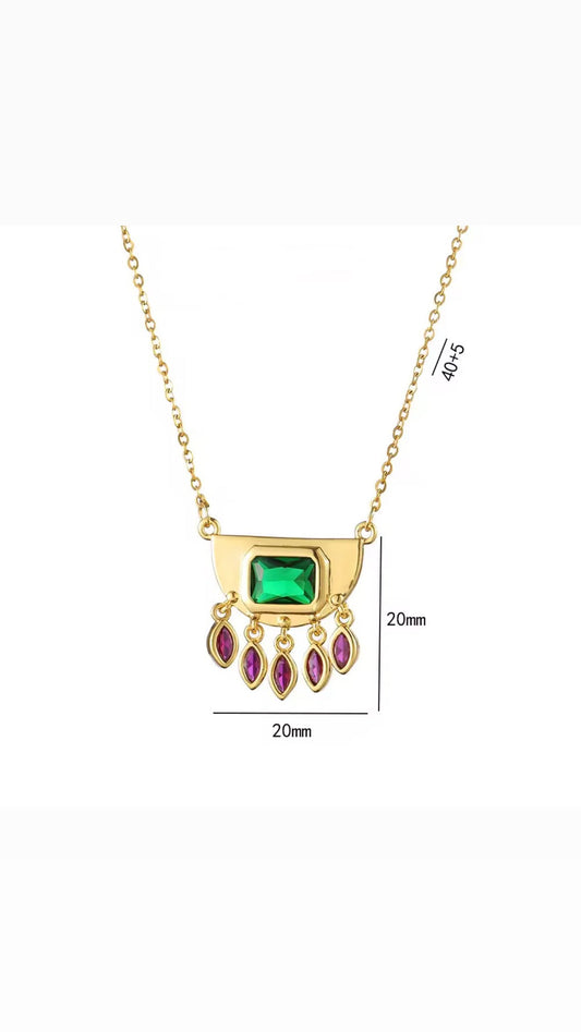 Lunar drop Necklace - PINKXLUXE