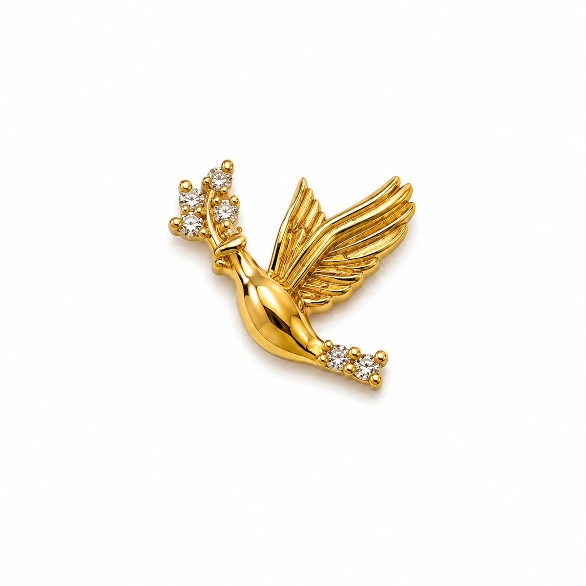 Gold Dove Charm
