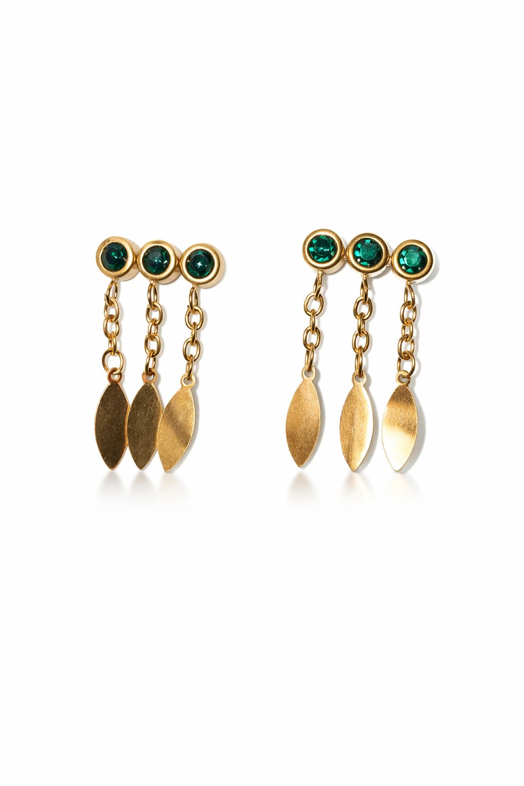 Emerald Drop Earrings