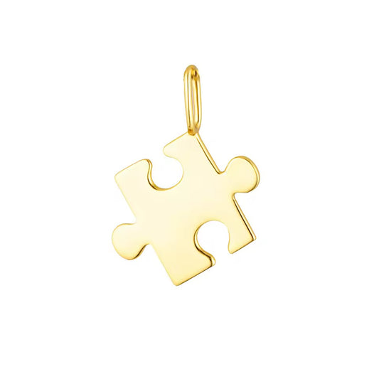 Golden Puzzle Pendant/Charm