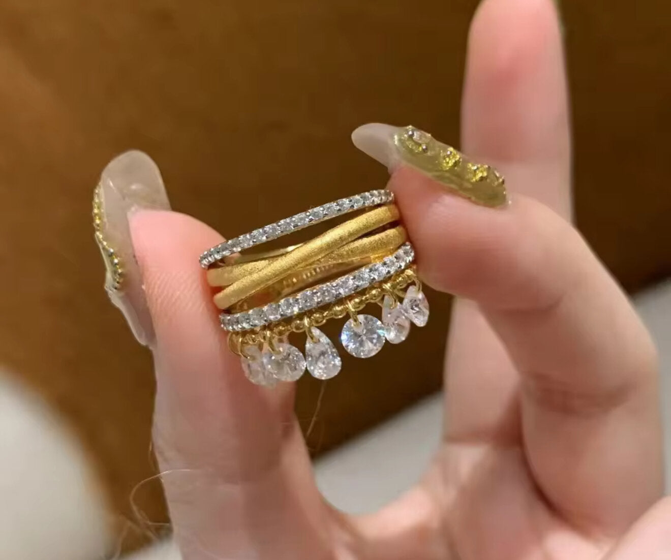 Luxe Fringe Ring
