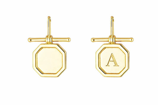 Octa Initial Tag (Engravable)