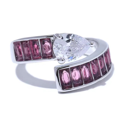 RainDrop Cubic Ring