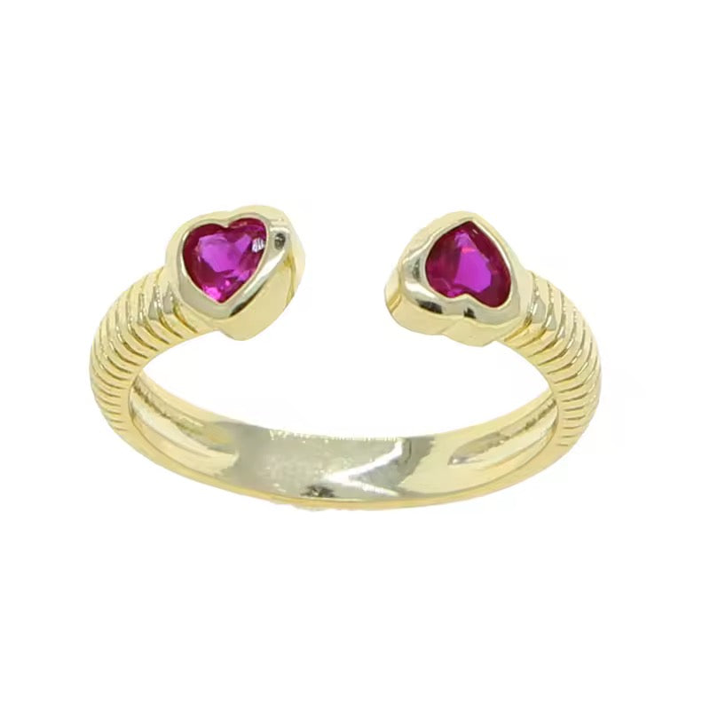 Twin Amour Ring