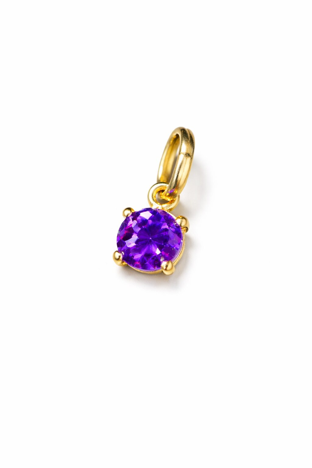 Brinjal Stone Pendant/Charm - PINKXLUXE