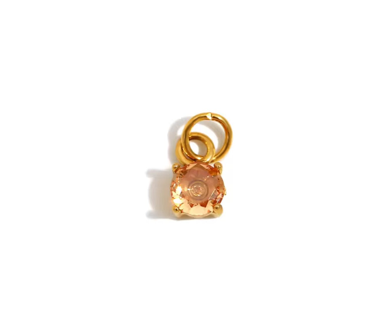 Champagne Stone Pendant/Charm - PINKXLUXE