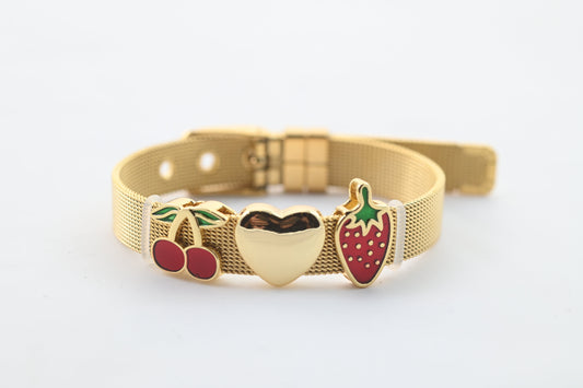 Charm Picnic Bracelet - PINKXLUXE