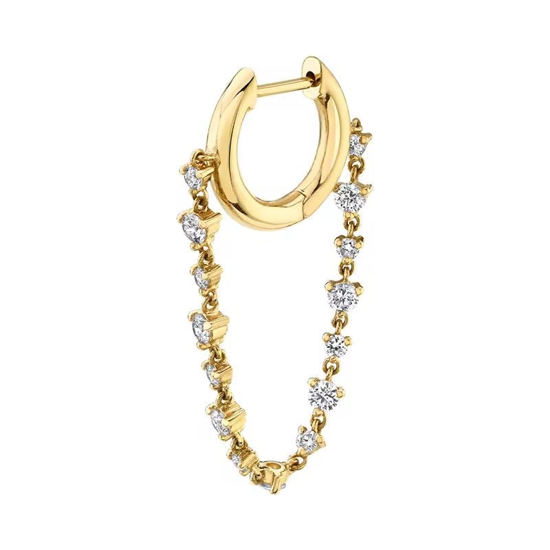 Gleam Drop Hoops - PINKXLUXE