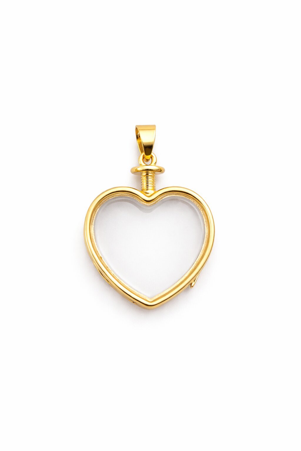Heart Charm Base Large (Add Charms Below) - PINKXLUXE