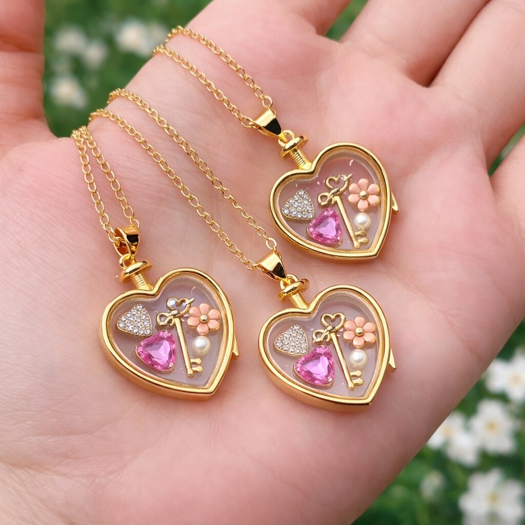 Heart Charm Base Large (Add Charms Below) - PINKXLUXE