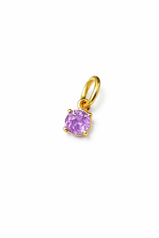 Lavender Stone Pendant/Charm - PINKXLUXE