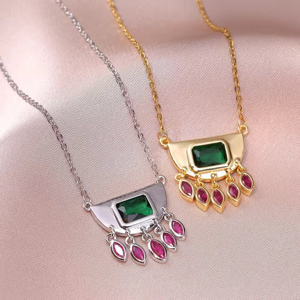 Lunar drop Necklace - PINKXLUXE