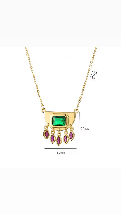 Lunar drop Necklace - PINKXLUXE