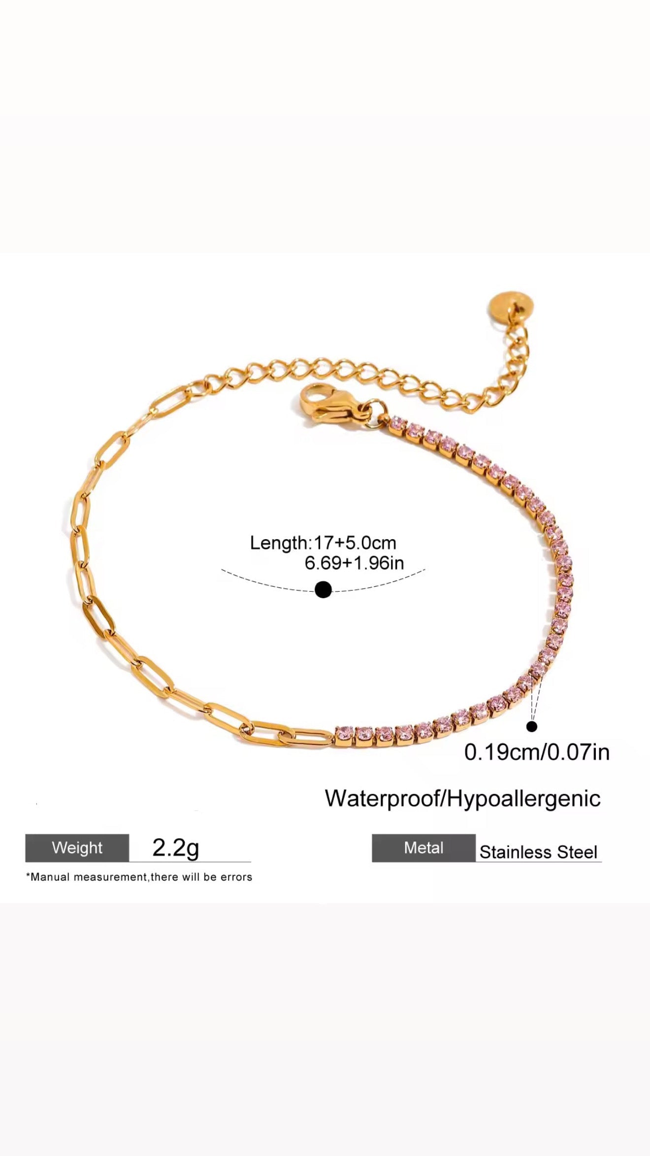 Luxe Rose Bracelet - PINKXLUXE