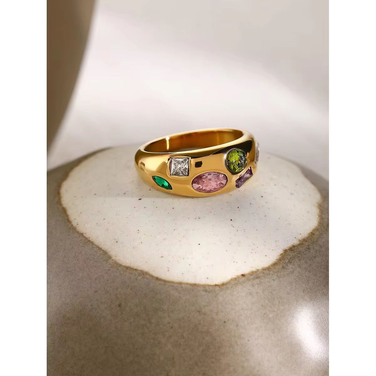 Confetti Gem Ring