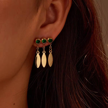 Emerald Drop Earrings