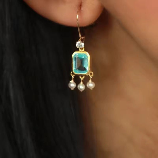 Sapphire Muse Earings - PINKXLUXE