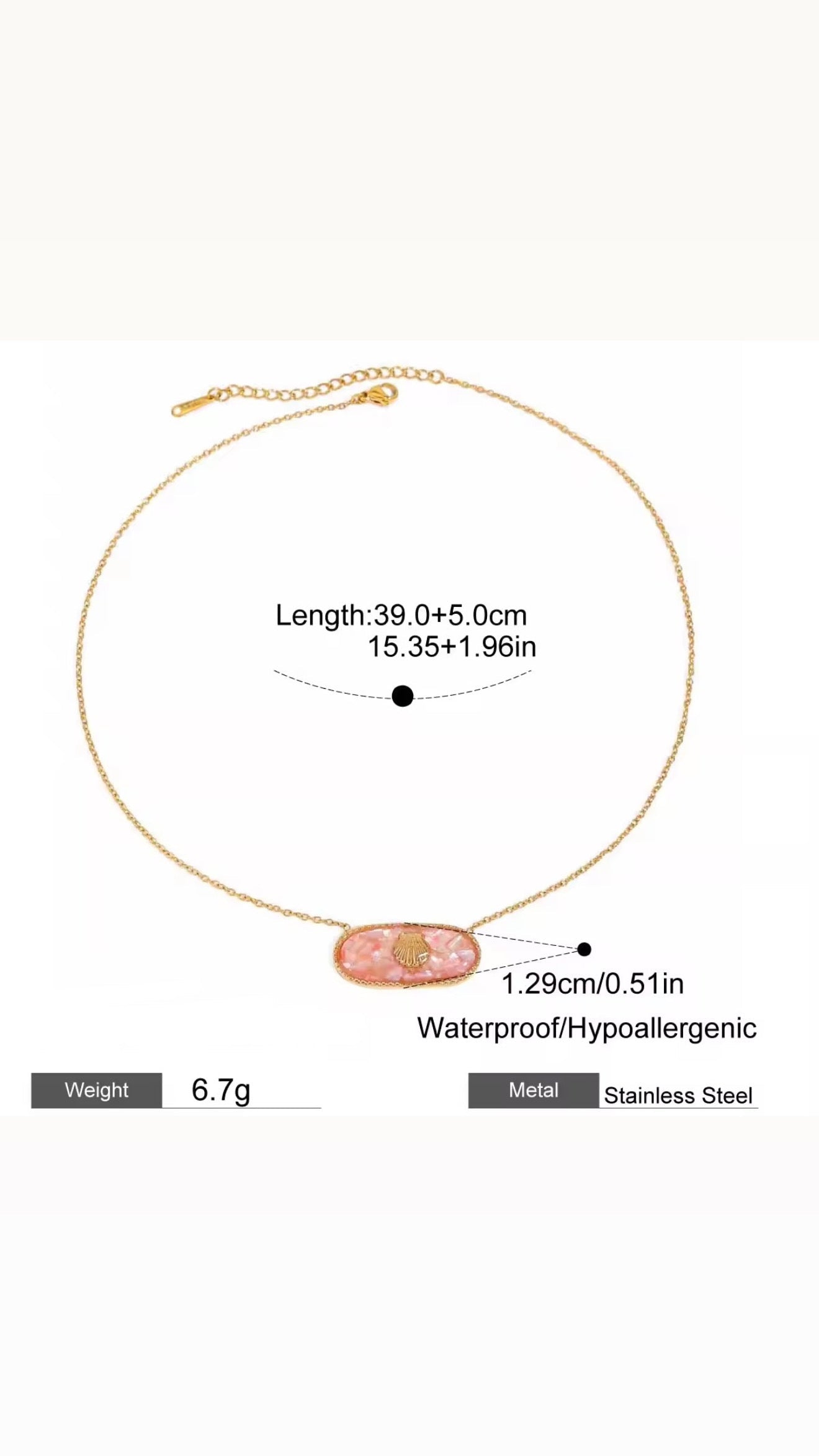 Sea Muse Necklace - PINKXLUXE