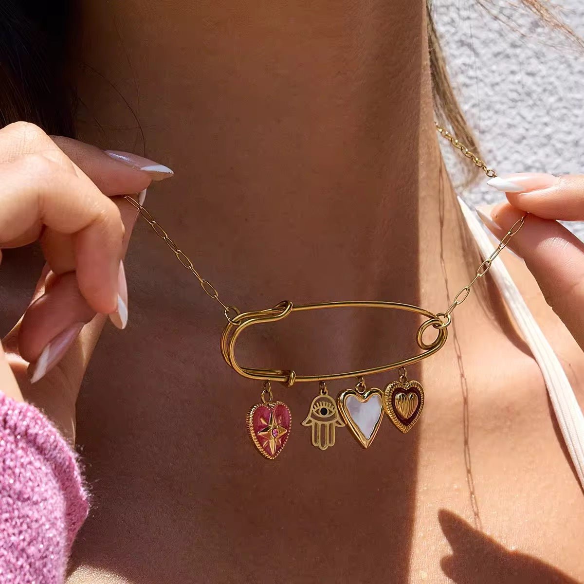 The Lucky Pin Chain - PINKXLUXE