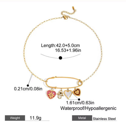 The Lucky Pin Chain - PINKXLUXE